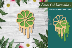 Flower Melted Laser Cut Decoration Product Image 1