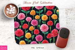 Bright Meadow Flowers Design|Flower Mouse Pad Sublimation Product Image 1