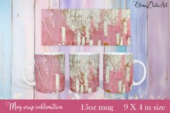 Flowers Mug Sublimation, Floral Design Mug Product Image 1