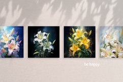 Flower oil and watercolor paintings/ floral posters / prints Product Image 10