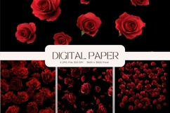 Flower Background Digital Paper Wallpaper Backdrop_65 Product Image 1