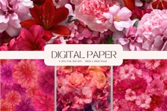 Flower Background Digital Paper Wallpaper Backdrop_45 Product Image 1
