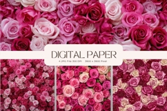 Flower Background Digital Paper Wallpaper Backdrop_2 Product Image 1