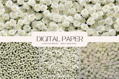 Flower Background Digital Paper Wallpaper Backdrop_19 Product Image 1