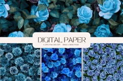 Flower Background Digital Paper Wallpaper Backdrop_56 Product Image 1