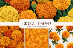 Flower Background Digital Paper Wallpaper Backdrop_26 Product Image 1