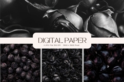 Flower Background Digital Paper Wallpaper Backdrop_62 Product Image 1