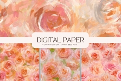 Flower Background Digital Paper Wallpaper Backdrop_3 Product Image 1