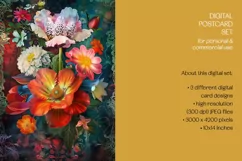 Flowers Of The Dutch Masters Postcard & Art - 3 JPEG Files Product Image 3