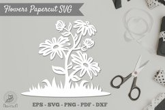 Flower Papercut SVG Product Image 1