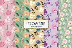 Flowers pink seamless Product Image 1