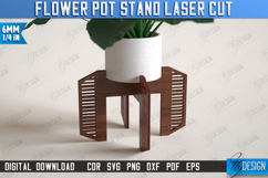 Flower Pot Stand Laser Cut | Flower Pot Holder | Home Garden Product Image 1