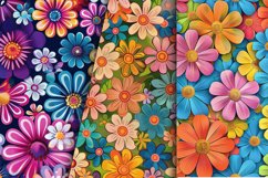 Flowers Digital Paper Bundle Product Image 6