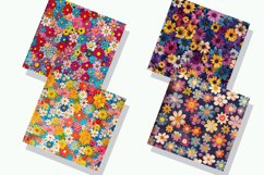 Flowers Digital Paper Bundle Product Image 2