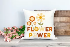 Flower Power SVG Groovy Design for Cricut and Silhouette Cutting Machines