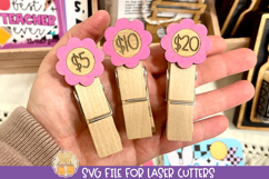 Craft Show Price Clothespins | Vendor Market Designs Product Image 1