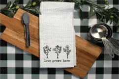 Love Grows Here SVG | Wildflower SVG Product Image 3