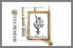 Love Blooms Here SVG Product Image 1
