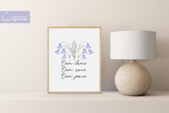 Floral Motivational Self-Care Quotes T-Shirt Design Product Image 2
