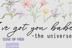 Floral Motivational Self-Care Quotes T-Shirt Design Product Image 3