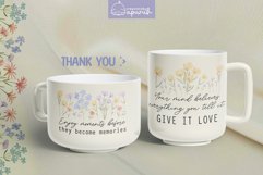 Floral Motivational Self-Care Quotes T-Shirt Design Product Image 6
