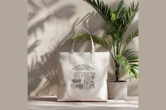 Flower Shop Embroidery Pattern PDF, Cottagecore Storefront Product Image 4