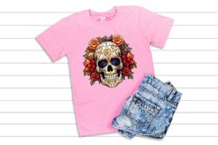 Flower Skull Stained Glass Sublimation Clipart Bundle - 23 Product Image 9