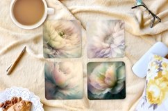Floral Square Coaster sublimations designs. Flower png Product Image 3