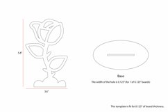 Different Types of Flower Standing Decoration Lasercut Set Product Image 2