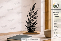 Flower Stand Laser Cut. Home Decor. Stand Decor SVG Product Image 1