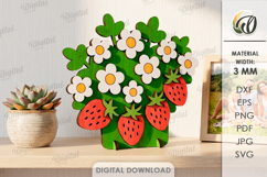 3D Flower Stands Bundle Laser Cut. Floral Decor SVG Product Image 12