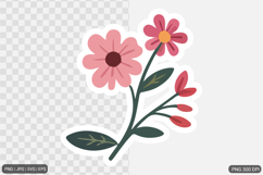 Cute Flower Sticker Design Bundle Product Image 18