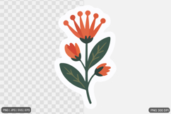 Cute Flower Sticker Design Bundle Product Image 5