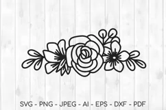 flower svg, floral svg, flower bouquet svg, spring svg