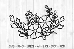flower svg, floral svg, flower bouquet svg, spring svg