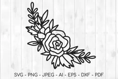 flower svg, floral svg, flower bouquet svg, spring svg
