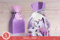 Flower Treat Box SVG and PDF Templates Product Image 3