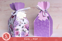 Flower Treat Box SVG and PDF Templates Product Image 2