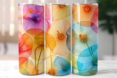 Rainbow Wild Flowers Tumbler|3d Herbarium Tumbler Wrap Product Image 4