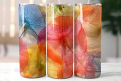Rainbow Wild Flowers Tumbler|3d Herbarium Tumbler Wrap Product Image 8