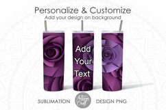 3d tumbler design showing full wrap design 