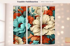  Flower Tumbler Wrap  Western Flower Tumbler Sublimation 