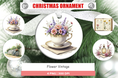 Ornament Vintage Flowers Product Image 1