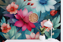 Flower Wallpaper Set 13 - Digital Paper Collection Product Image 5