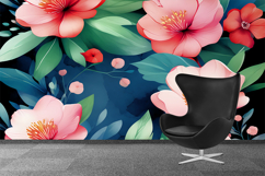 Flower Wallpaper Set 17 - Digital Paper Collection Product Image 4