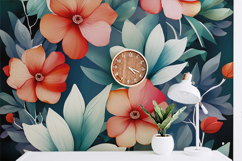 Flower Wallpaper Set 18 - Digital Paper Collection Product Image 5