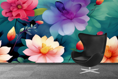 Flower Wallpaper Set 3 - Digital Paper Collection Product Image 2