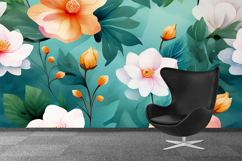 Flower Wallpaper Set 3 - Digital Paper Collection Product Image 4