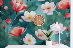 Flower Wallpaper Set 3 - Digital Paper Collection Product Image 5