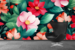 Flower Wallpaper Set 6 - Digital Paper Collection Product Image 2